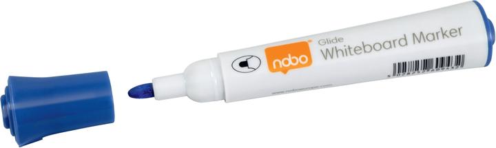 Actual product image Nobo Glide Whiteboard Pen (Blue, 2 mm, 10 x)