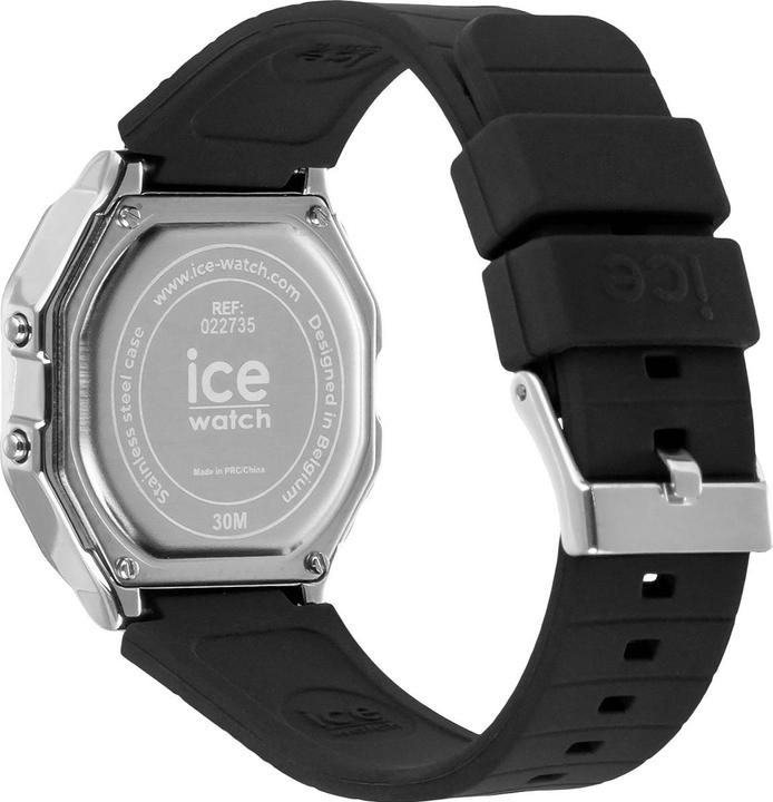 Actual product image ICE Watch ICE-Watch ICE digit retro - Metal silver mirror - Black - Small wristwatch (32 mm)