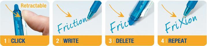 Actual product image Pilot FriXion Clicker (Red, 1 x)
