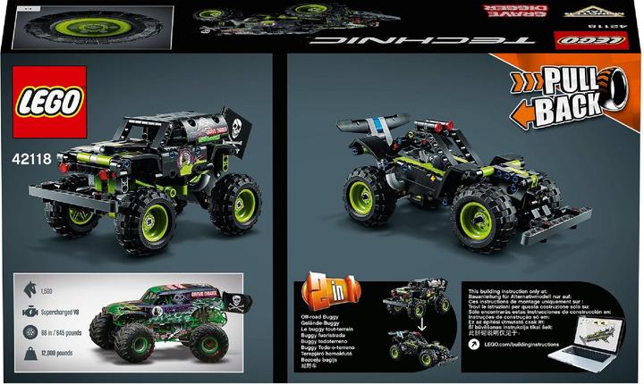 Actual product image LEGO Monster Jam Grave Digger (42118, LEGO Technic)