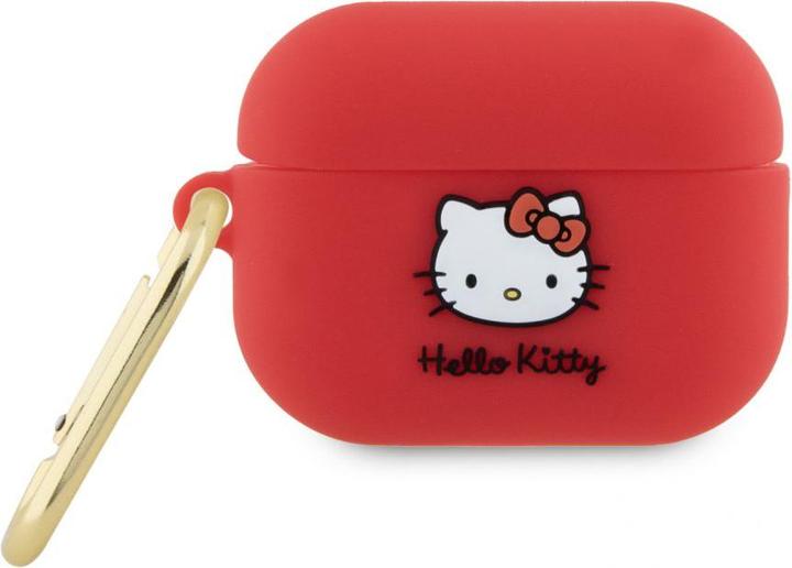 Image du produit Hello Kitty HKAP23DKHSF Coque Airpods Pro 2 fuksja/fuschia Silicone 3D Kitty Head (Manchon pour casque d'écoute)