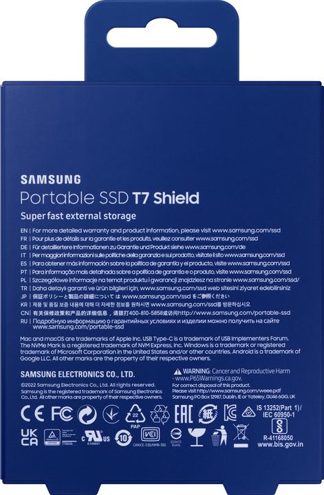 Immagine prodotto Samsung T7 Shield (1000 GB)