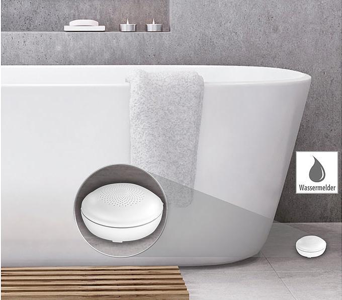 Immagine prodotto VisorTech Rilevatore d'acqua senza fili, collegabile in rete