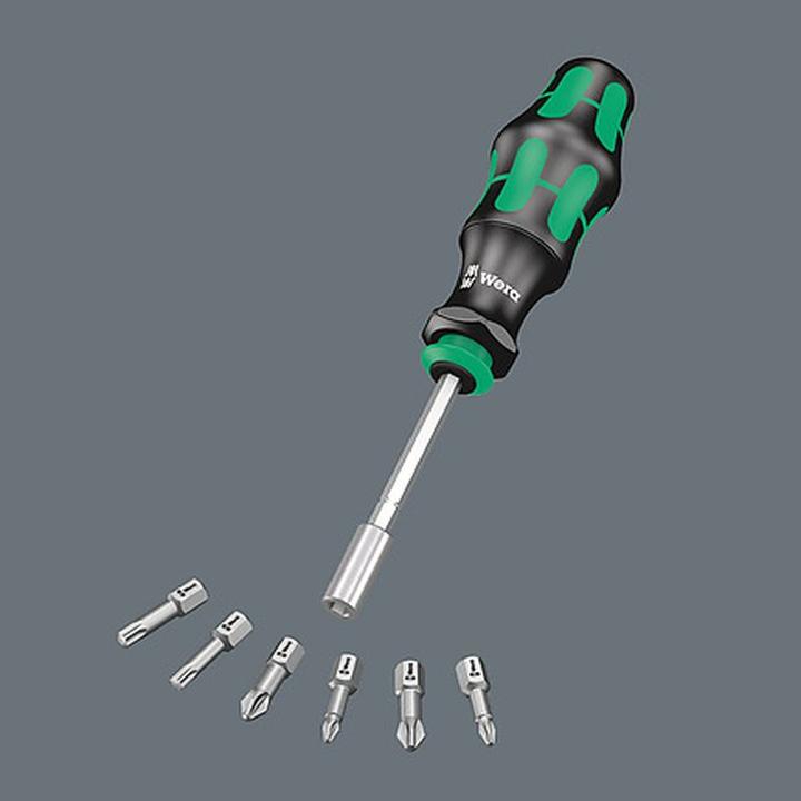 Produktbild Wera Kraftform Kompakt 28 B (slot 1 x 5.5 x 25 mm, PH2X 25mm, PH1 x 25 mm, slot 1.2 x 6.5 x 25 mm, PZ 1 x 25, Pz2x25mm)