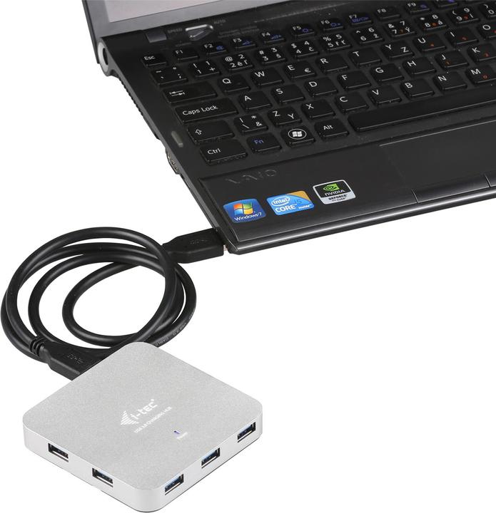 Immagine prodotto i-tec U3HUBMETAL7 (USB-A, 7 Porti)