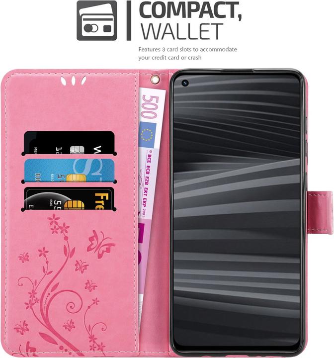 Image du produit Cadorabo Housse Flower Book pour Realme GT 2 / GT Neo 2 (Realme GT Neo 2, Realme GT 2)
