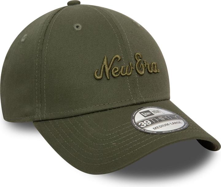 Produktbild New Era 39Thirty Stretch Cap - BRAND SCRIPT oliv - S/M (S/M)
