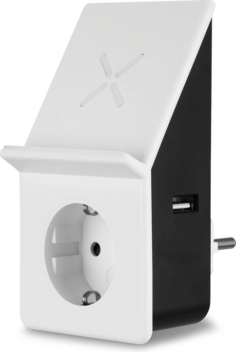 Produktbild REV USB-Ladeadapter mit Wireless Charging + 1x Steckdose (10 W)