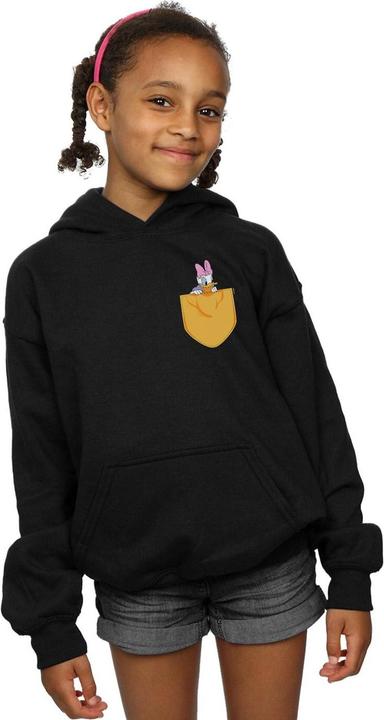 Image du produit Disney - Sweat à capuche DAISY DUCK FAUX POCKET - Fille (140, 146)