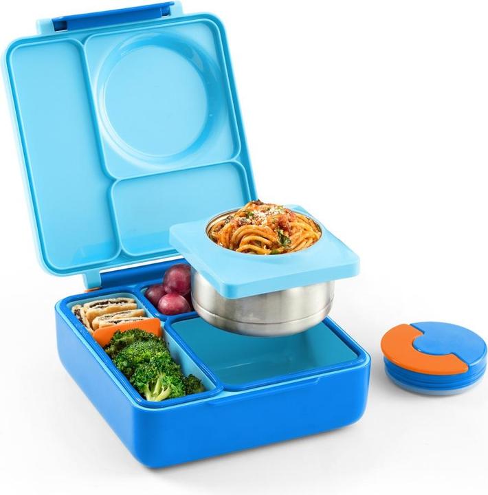 Produktbild OmieLife OmieBox hot & cold - Bento Lunchbox mit Thermo Behälter, Blue Sky
