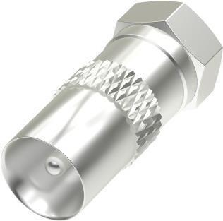 Hama SAT-Adapter, F-Stecker - Koax-Stecker (Antennenkabel)