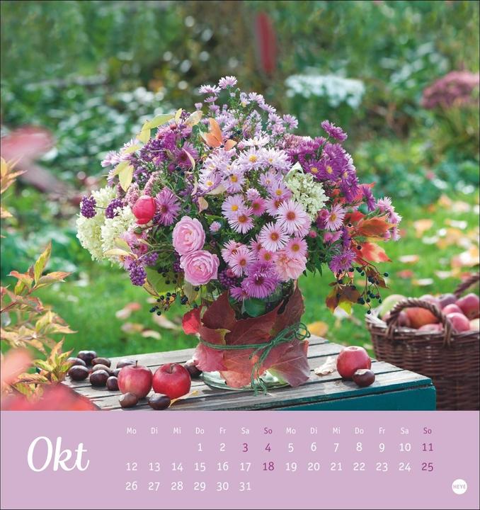 Productafbeelding Herzliche Blumengrüsse Postkartenkalender 2026 (Hardcover, Duits)