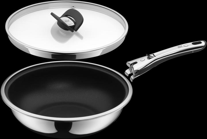 Actual product image WMF Click&Serve Glass Lid 20 cm (20 cm, Stainless steel)