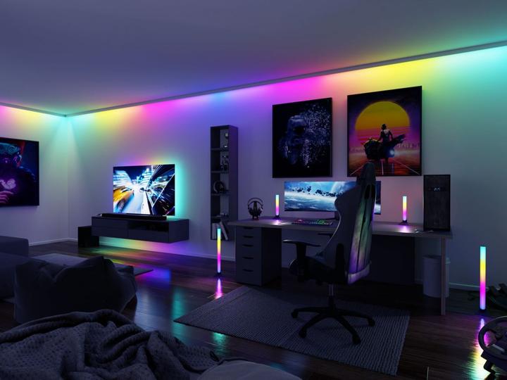 Image du produit Paulmann Bâtons lumineux dynamiques (RGB, 30.50 cm, Intérieur)