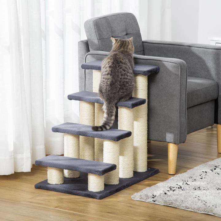 Actual product image PawHut Cat stairs (61 cm, Grey)