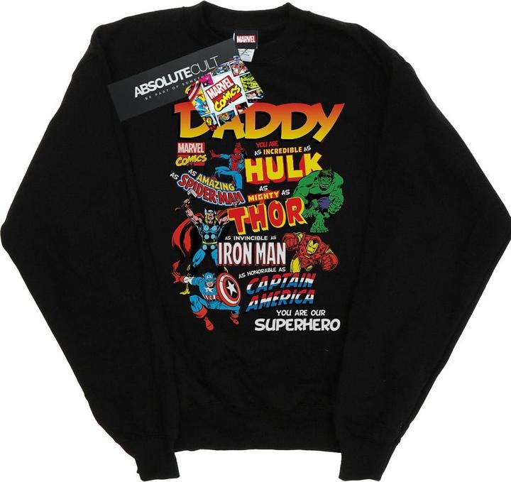 Our Dad Superhero Sweatshirt Jungen