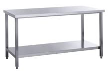Actual product image Gastro Hero Stainless steel worktable Eco with base shelf (200 cm, 60 cm)