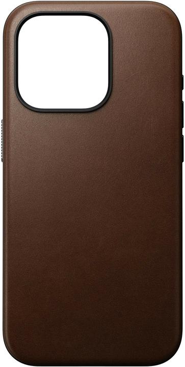Actual product image Nomad Back Cover Modern Leather iPhone 15 Pro Brown (Apple iPhone 15 Pro)