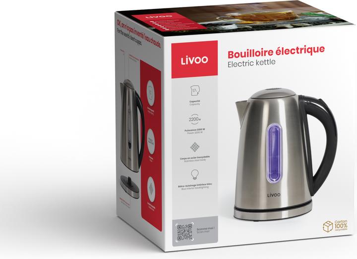 Immagine prodotto Livoo Bollitore elettrico (1.70 l, Spina UE)
