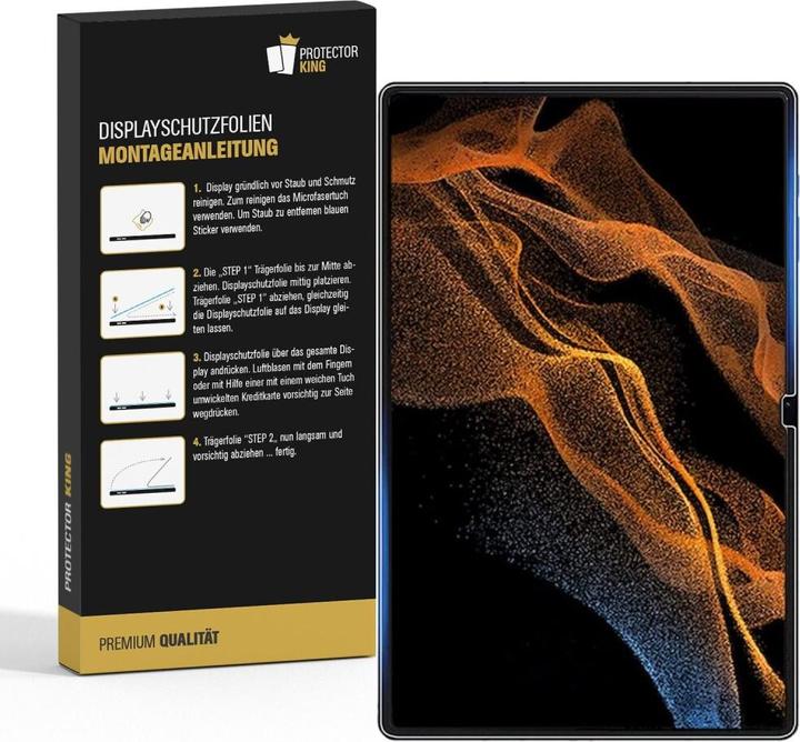 Produktbild Protectorking 6x Panzerfolie Anti-Shock matt entspiegelt (6 Stück, Galaxy Tab S8 Ultra)