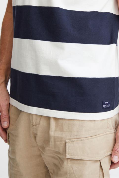 Immagine prodotto FQ1924 FQTom SS t-shirt a righe con stampa logo 21900645 (XL)