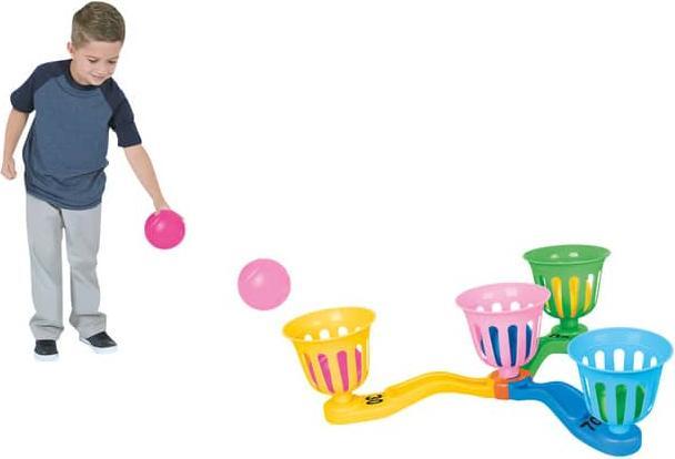 Actual product image Besttoy Ball throwing game with 4 balls