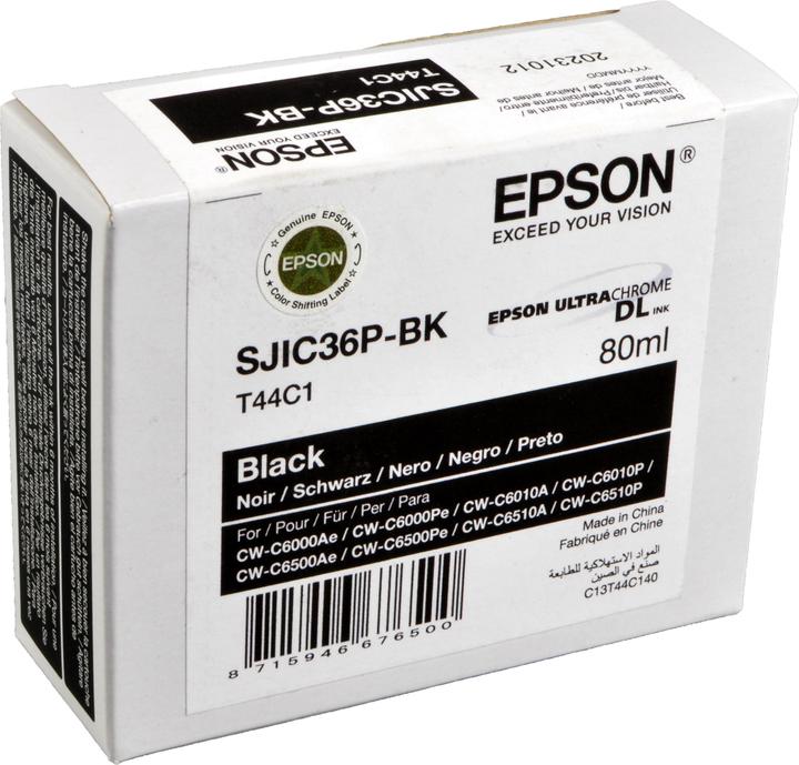 Produktbild Epson SJIC36P(K) - 80 ml - Schwarz - Original (BK)