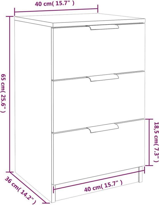 Actual product image VidaXL Job (40 x 36 x 65 cm)