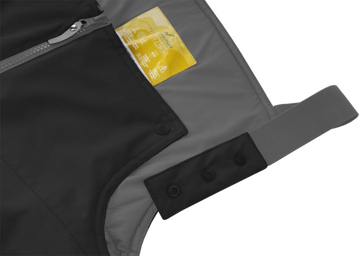 Actual product image Normani Children's winter trousers with braces "Ulukhaktok" - 9029 (134, 140)