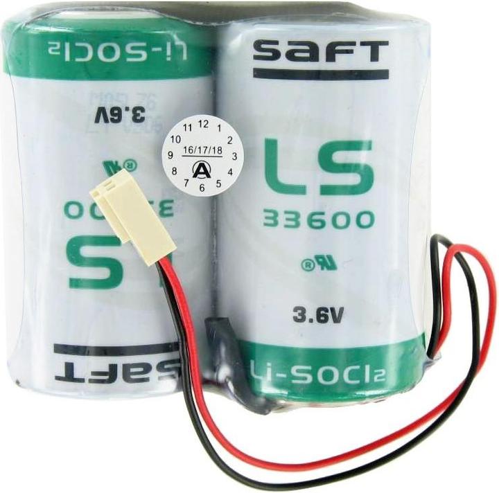 Image du produit Saft Batterie F1x2 LS 33600 mit Futabastecker und Kabel (2 pcs, D, 17000 mAh)