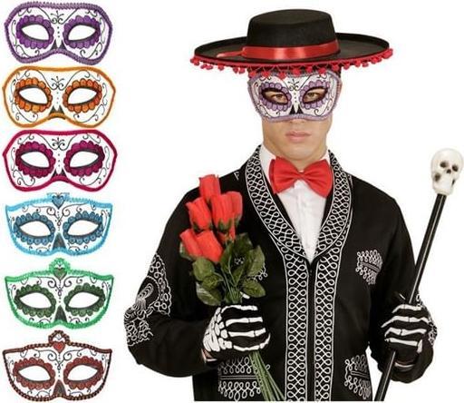 Immagine prodotto Widmann Maschera per gli occhi Dia de los Muertos