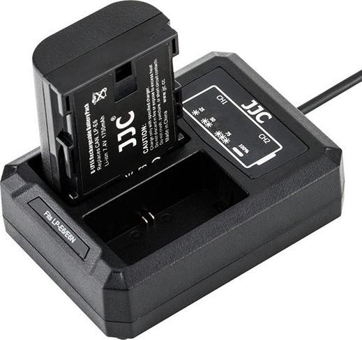 Produktbild JJC Duales USB-Ladegerät für Canon LP-E6N