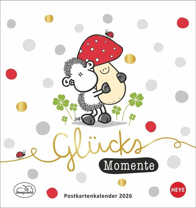 Produktbild sheepworld Postkartenkalender 2026 (Harter Einband, Deutsch)
