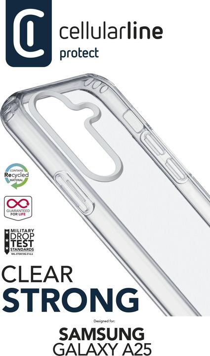 Immagine prodotto Cellularline Cellular Line Cover Clear Strong per Samsung (Samsung Galaxy A25 5G)