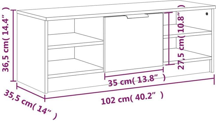 Image du produit VidaXL Makai (102 x 35.5 x 36.5 cm)