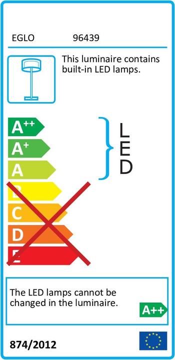 Energy Label EGLO Laroa (600 lm)