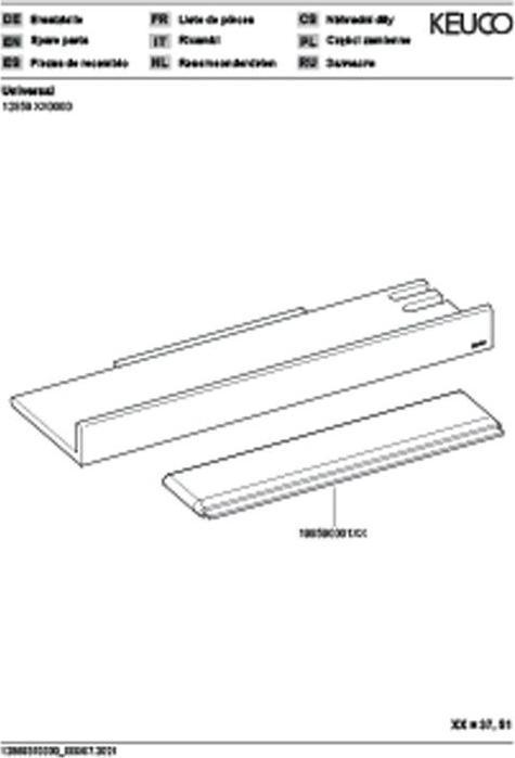 Produktbild Keuco Duschablage COLLECTION REVA m Glasabzieher m Haken sw ma