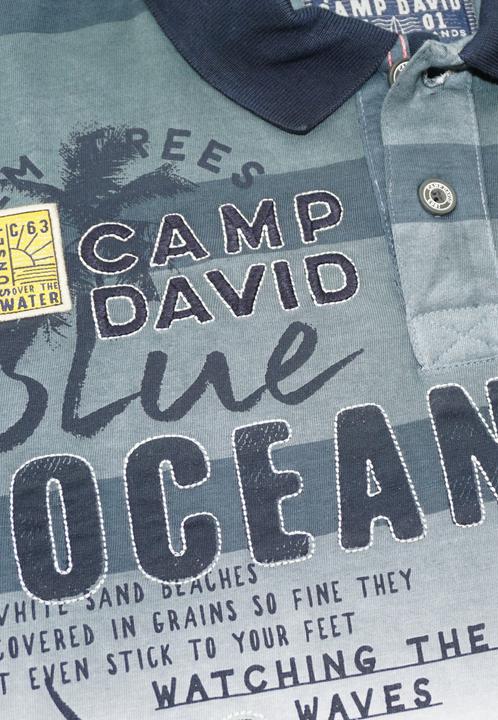 Immagine prodotto Camp David Polo Beach Life Camicia a maniche corte con colletto a polo (L)