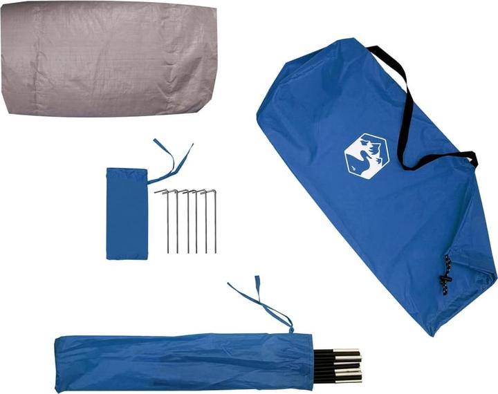 Produktbild VidaXL Strandzelt 3 Personen Wasserdicht (Strandzelt + Strandmuschel, 1.20 kg, 3 Personen)