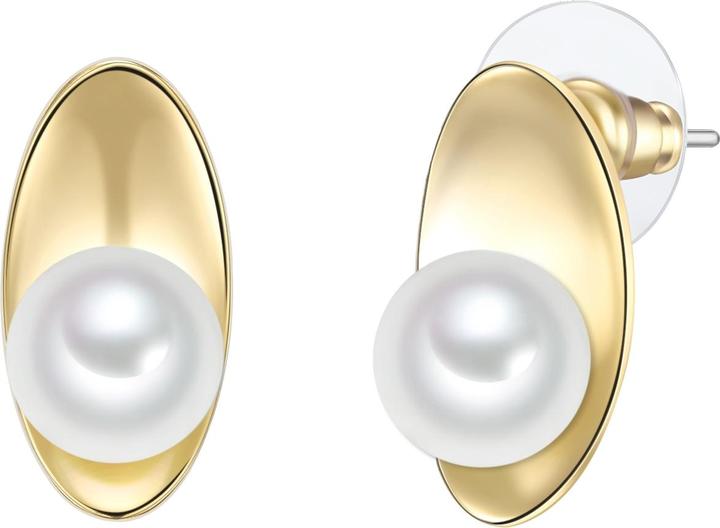 Produktbild Lulu & Jane Messing Muschelkernperle gelbgold - 33324 (Messing)