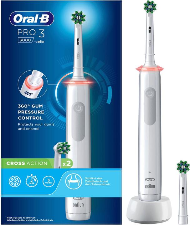 Actual product image Oral-B Pro 3 3000 (Oscillating toothbrush)