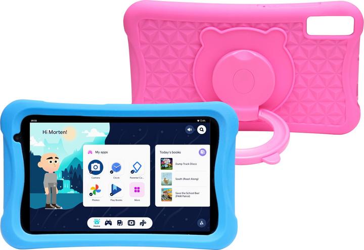 Denver Kindertablet - Android 13 - Software voor Kinderen - Instelbare Schermtijd - 4GB RAM - 8 Inch - Incl (8", 64 GB, Schwarz)
