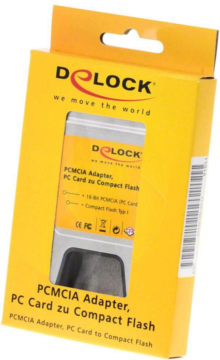 Produktbild Delock 91051 PCMCIA Compact Flash Karten (PCMCIA)