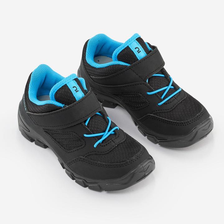 Image du produit Quechua Chaussures de randonnée enfants taille 24-34 Velcro - NH100 noir (33)