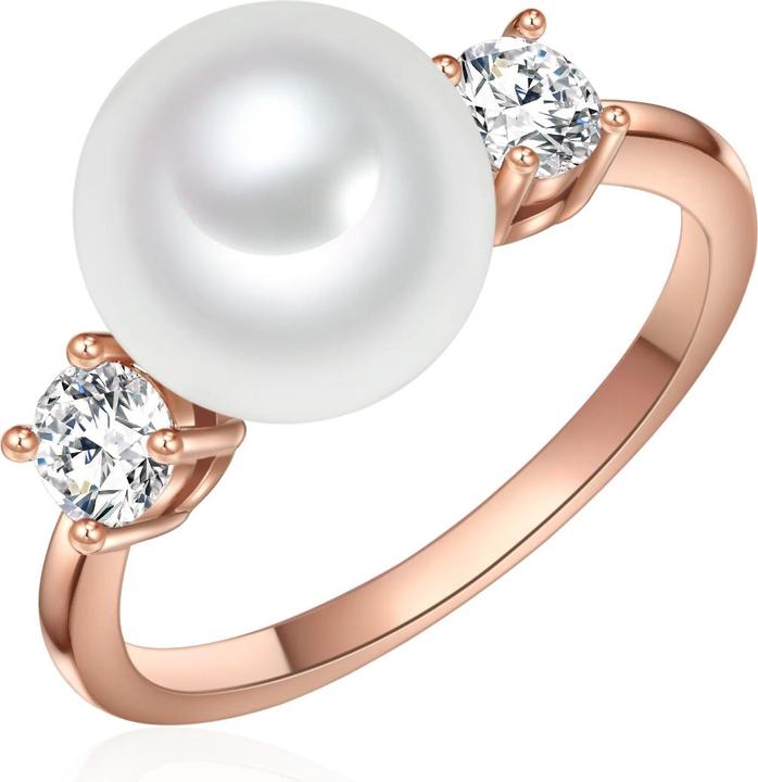 Produktbild Lulu & Jane Messing Zirkonia Muschelkernperle roségold - 33212 (54)