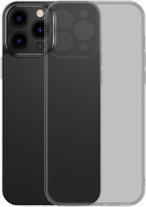 Produktbild Baseus frosted glass case cover for iphone 13 pro hard cover with gel frame black (arws001001) (Apple iPhone 13 Pro)
