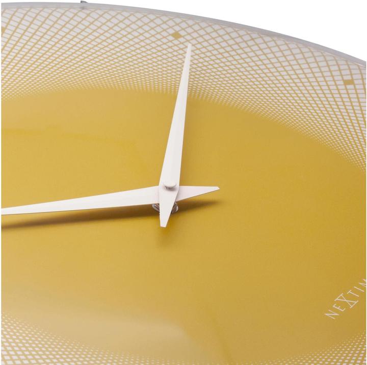 Produktbild Nextime Wanduhr Deep Gelb (50 cm)