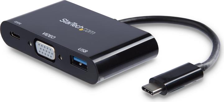 Produktbild StarTech USB-C to VGA Multifunction Adapter (USB-C, 1 Ports)