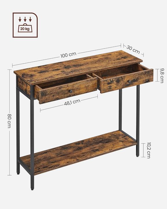 Image du produit Vasagle Havanna (100 x 30 x 80 cm)