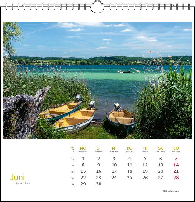Immagine prodotto Westlicher Bodensee 2026 (17 x 17 cm, Francese, Inglese)